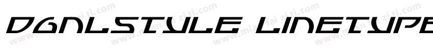 dgnlstyle linetype字体转换